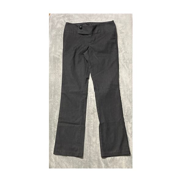 Maurices Black Charcoal Dress Pants Size 1/2 Stretchy - Picture 1 of 3